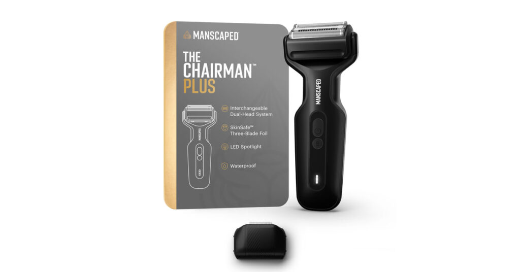MANSCAPED The Chairman Plus – Gesichtsrasierer mit Verpackung